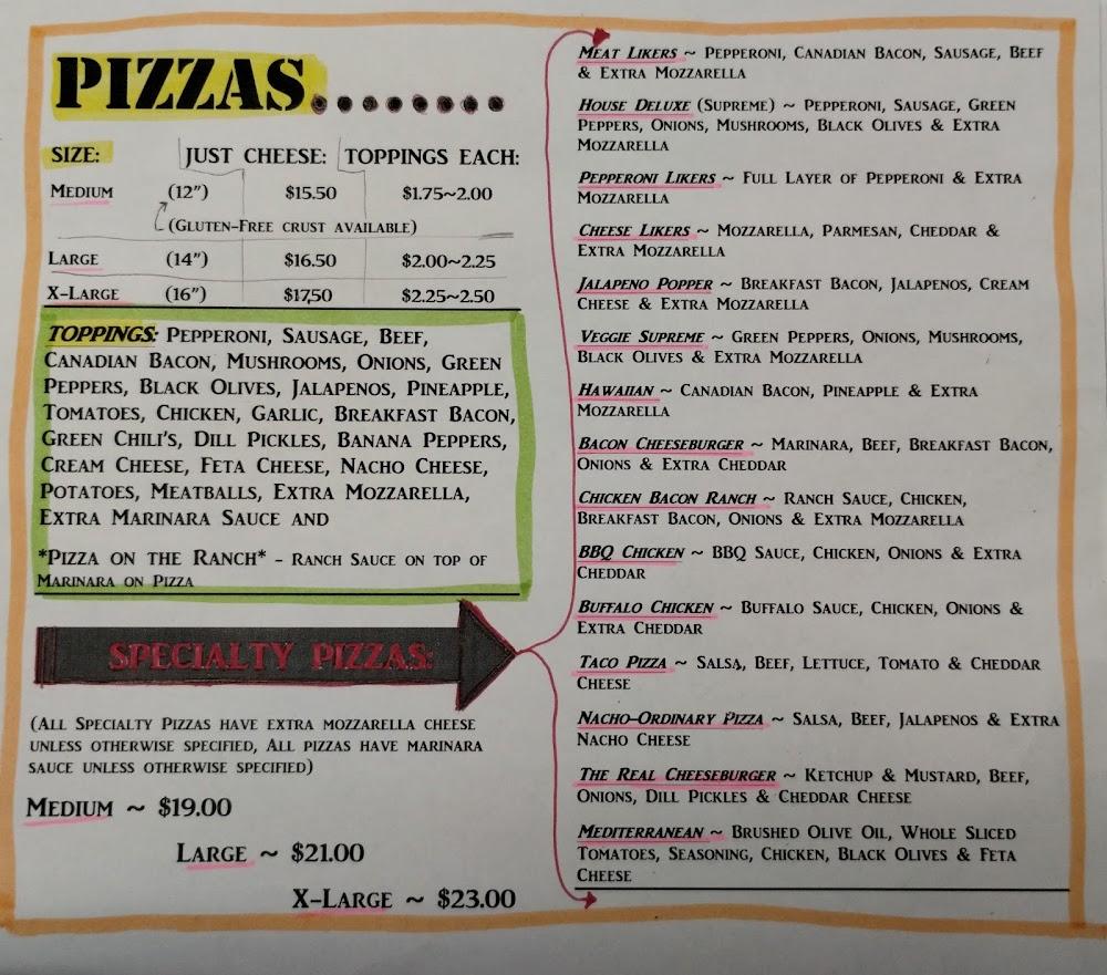 Mama Ruth's Pizza Shop Menu image 4